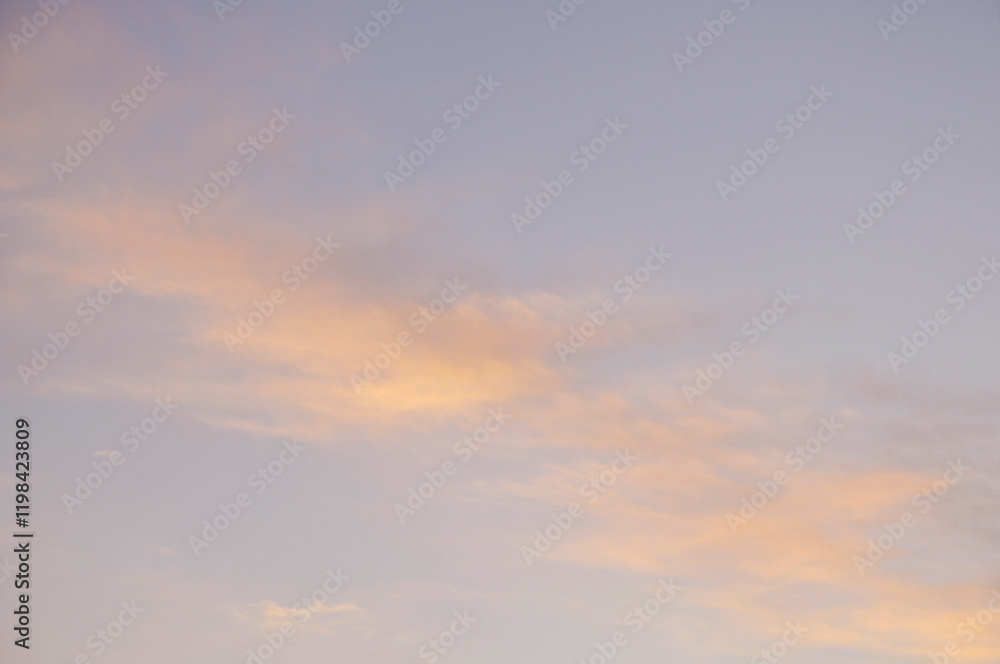 夕焼けの雲 夕焼けの雲