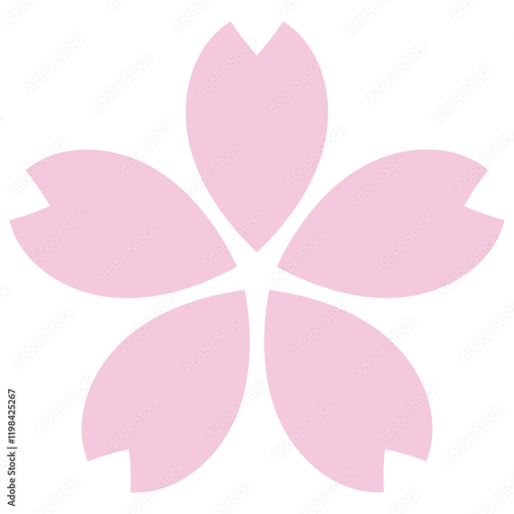 桜マークのアイコンイラスト 桜マークのアイコンイラスト