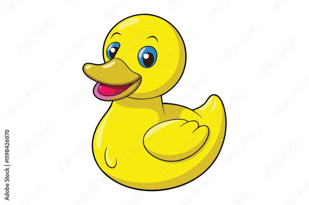 yellow rubber duck on white background yellow rubber duck on white background