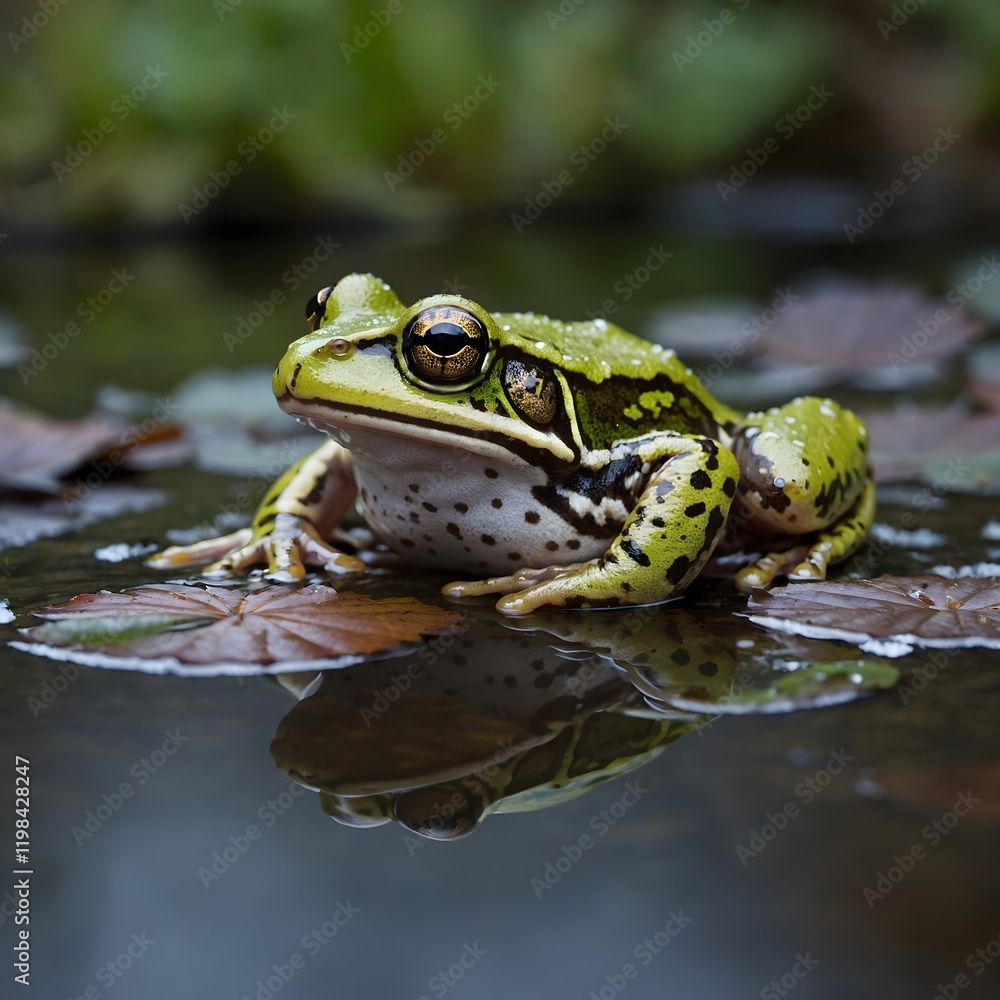 From Spring to Winter: Northern Claude Pool Frog’s Seasonal Transformation From Spring to Winter: Northern Claude Pool Frog’s Seasonal Transformation