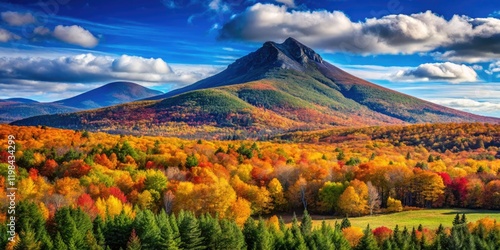 Reddington Township reveals Saddleback's majestic Maine peak, a high-country landscape. photo