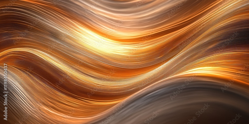 Thin, delicate wave lines with soft gradients. Thin, delicate wave lines with soft gradients.