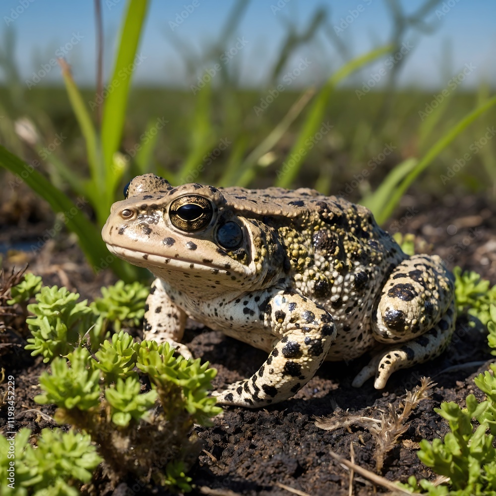 Lab Research: Natter jack Toad Under Scientific Observation