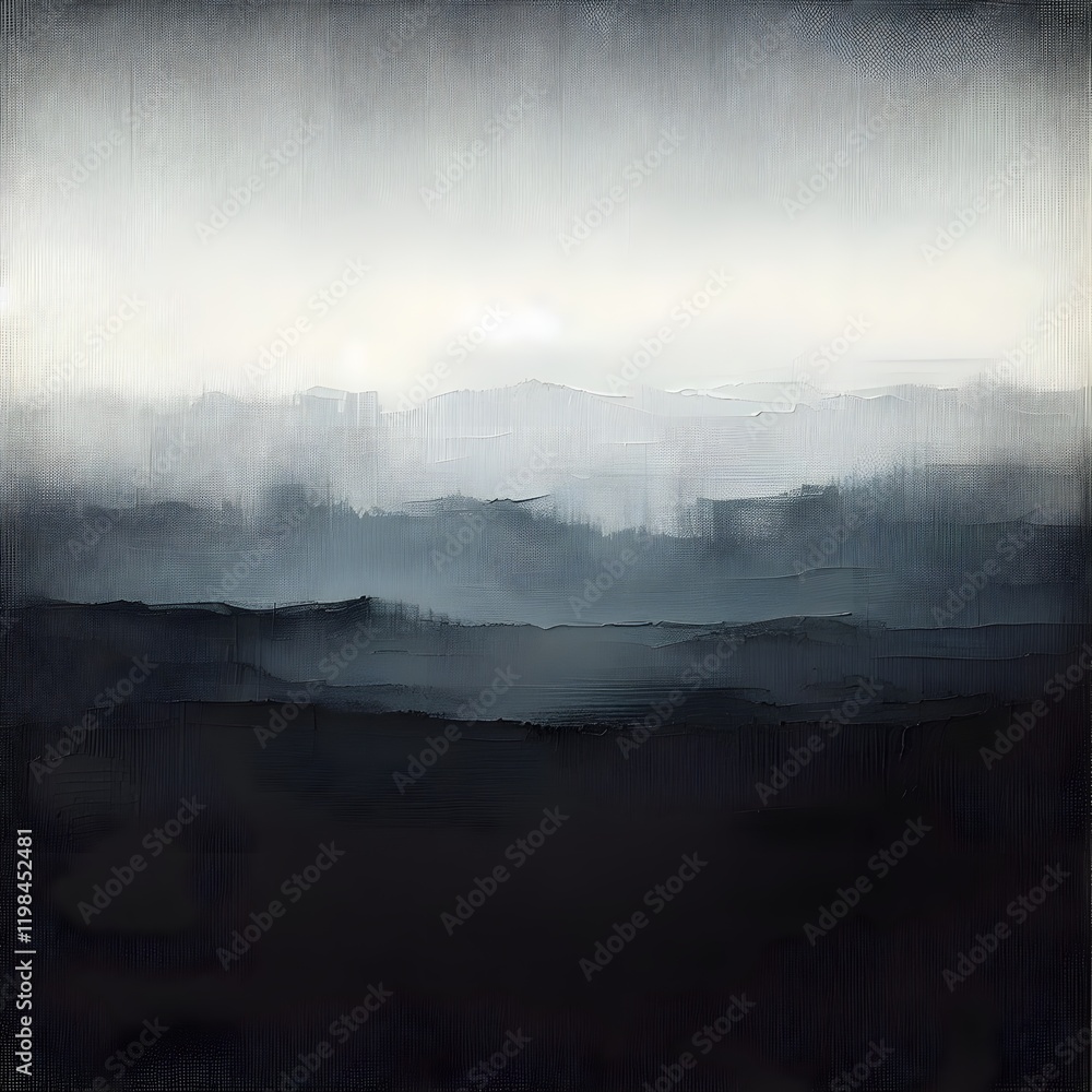 Generative AI, Minimal oil painting abstract background image with dreamy gradient applied. Expressing the surface texture of the paper and soft brush strokes.
