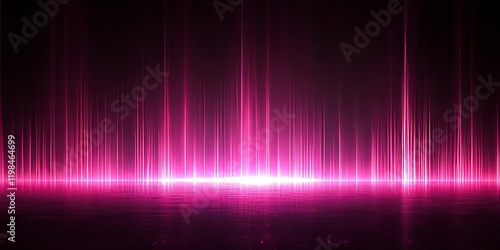 Abstract electric neon pink abstract gradient background  subtle light flares texture album cover  minimalistic style  Generative AI