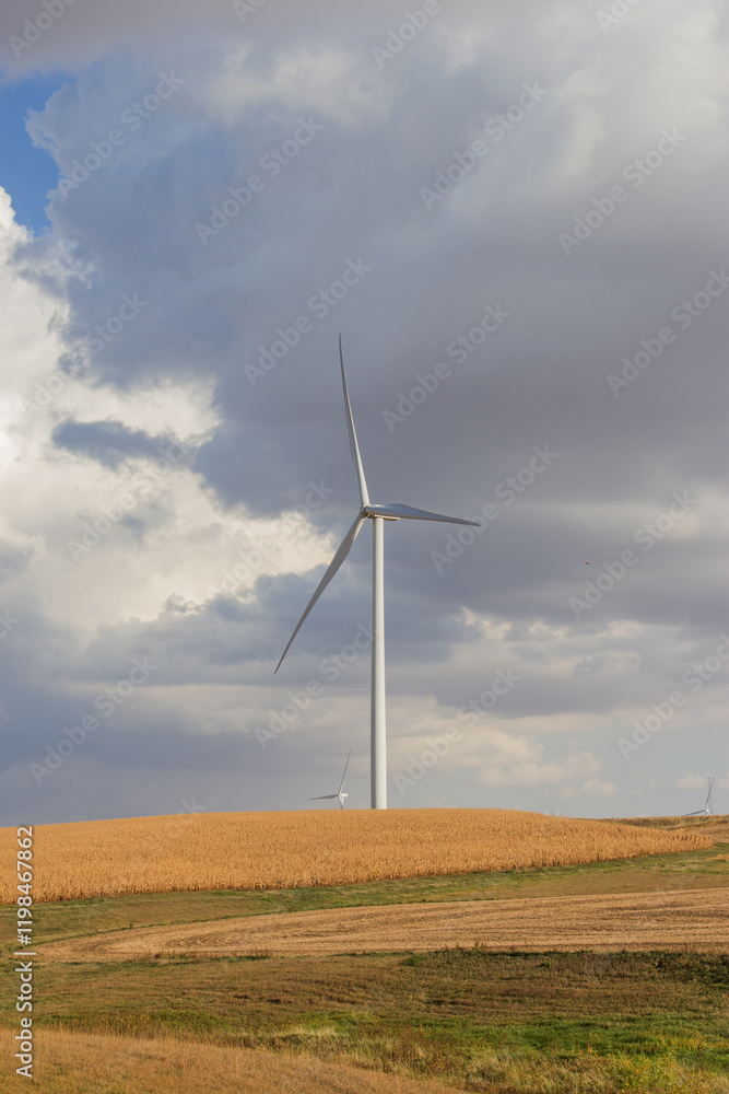 wind turbine on buffalo ridge, minnesota wind turbine on buffalo ridge, minnesota