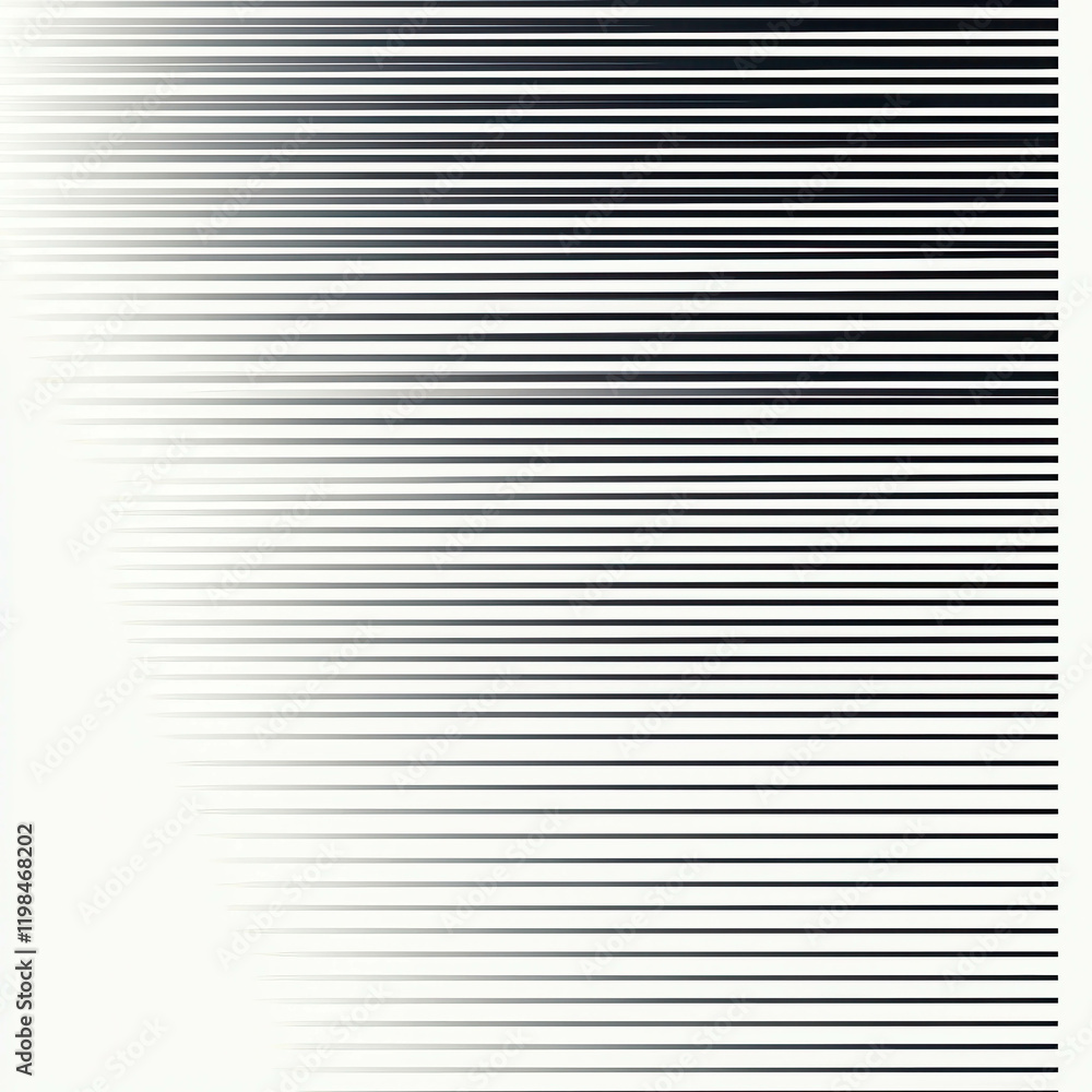 Minimalist Design with Thin Parallel Lines Gradually Changing from Black to White Minimalist Design with Thin Parallel Lines Gradually Changing from Black to White