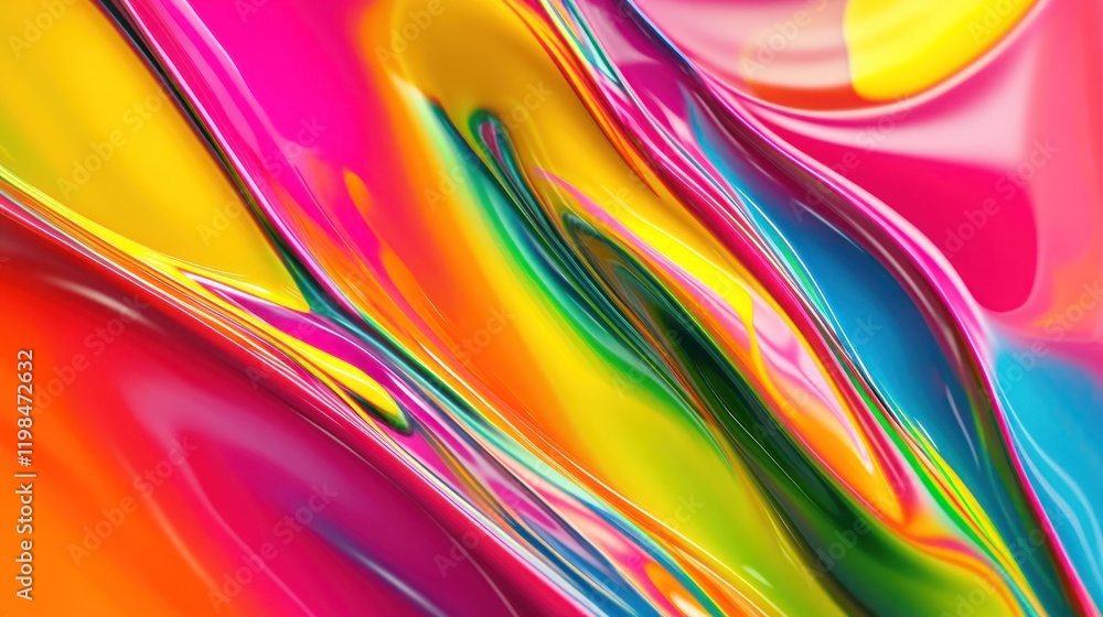 Fototapeta premium Abstract Colorful Swirls