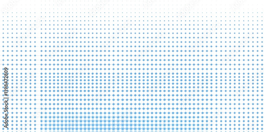 Abstract blue halftone dot pattern background. Abstract blue halftone dot pattern background.
