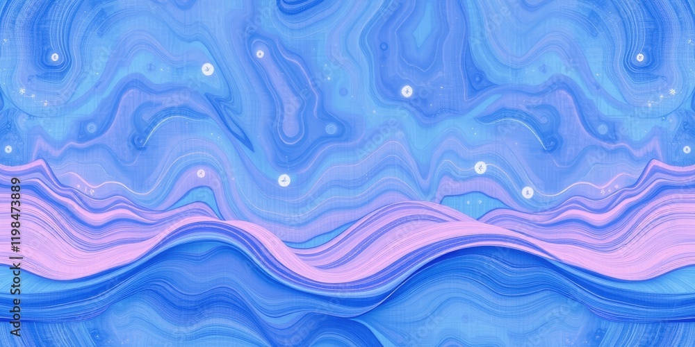 Abstract Blue and Pink Swirling Waves Background Texture for Design Projects Abstract Blue and Pink Swirling Waves Background Texture for Design Projects
