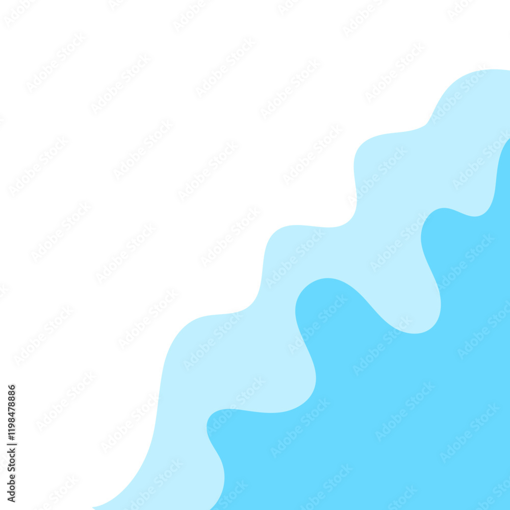 water wave corner abstract water wave corner abstract