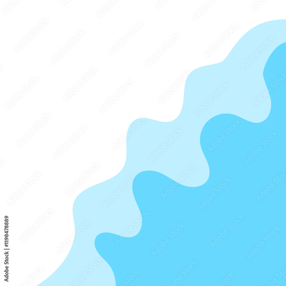 water wave corner abstract water wave corner abstract