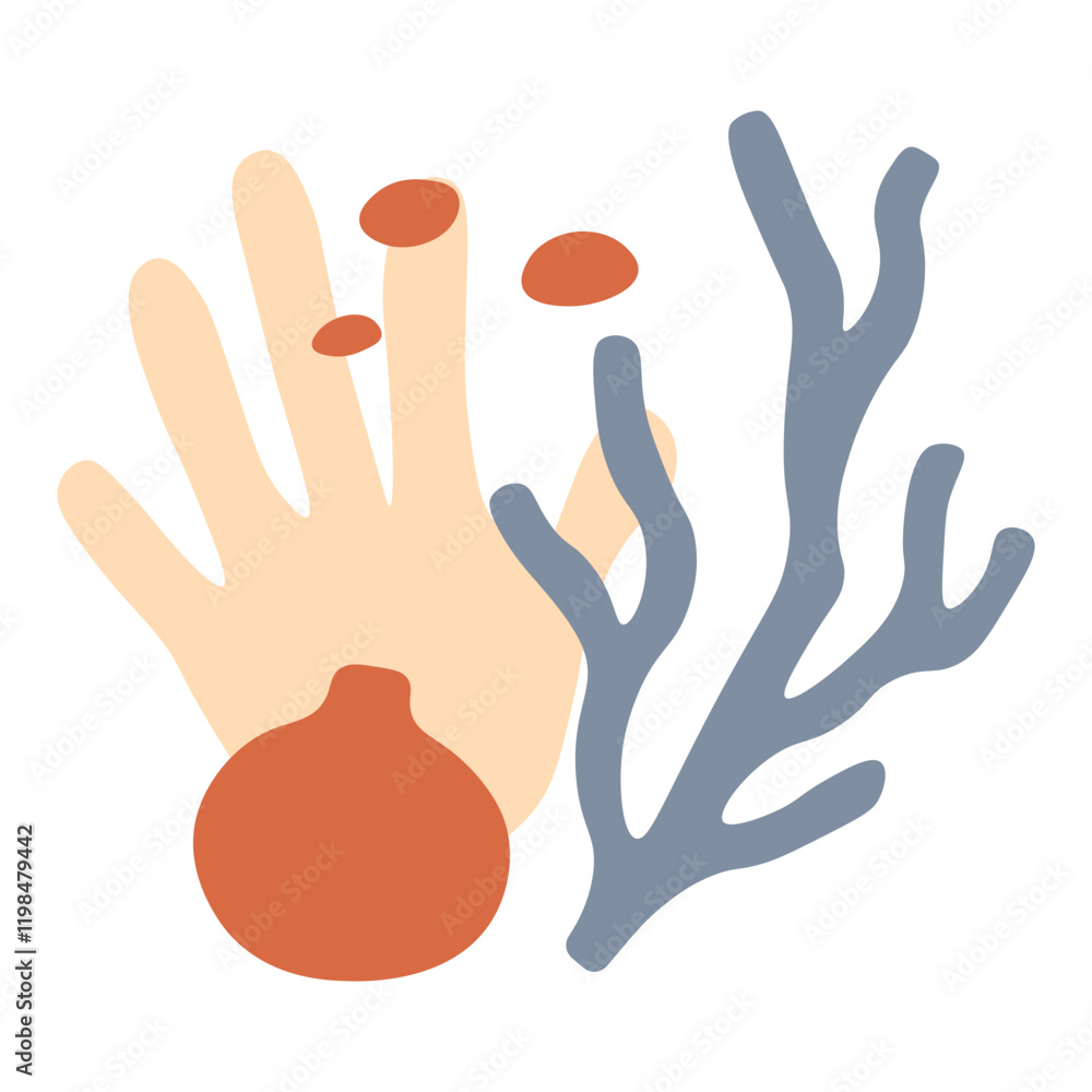 Obraz premium Abstract Matisse Shape. Flat Vector Illustration