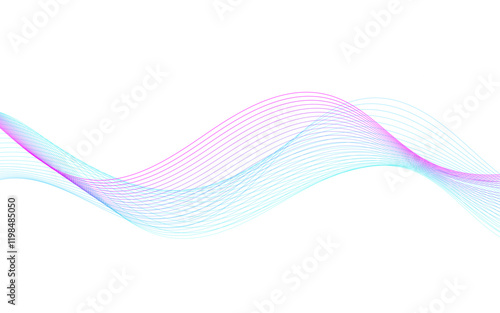 wave line abstract backgrond. line blue and pink 
 Geometric. Vector.EPS 10