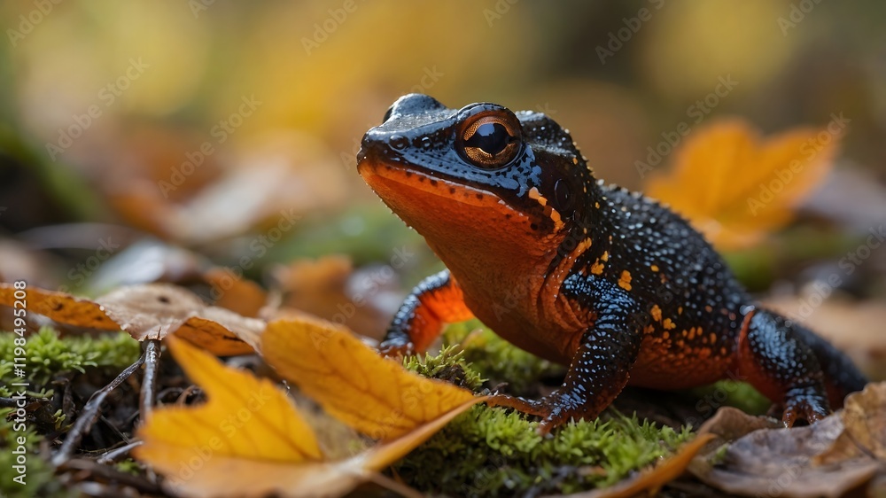 In the Heart of the Rainforest: Green Leaf Tree Frog Among Lush Vines In the Heart of the Rainforest: Green Leaf Tree Frog Among Lush Vines