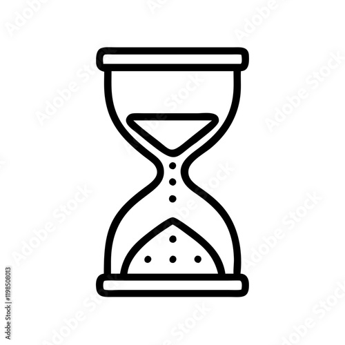 "Timeless Hourglass Vector Icon Set for Time and Conceptual Designs"