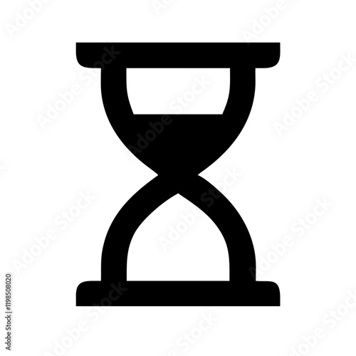"Timeless Hourglass Vector Icon Set for Time and Conceptual Designs"