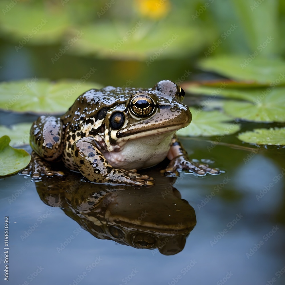 Beneath the Surface: The Robust Whistling Frog Swimming in Crystal Waters Beneath the Surface: The Robust Whistling Frog Swimming in Crystal Waters