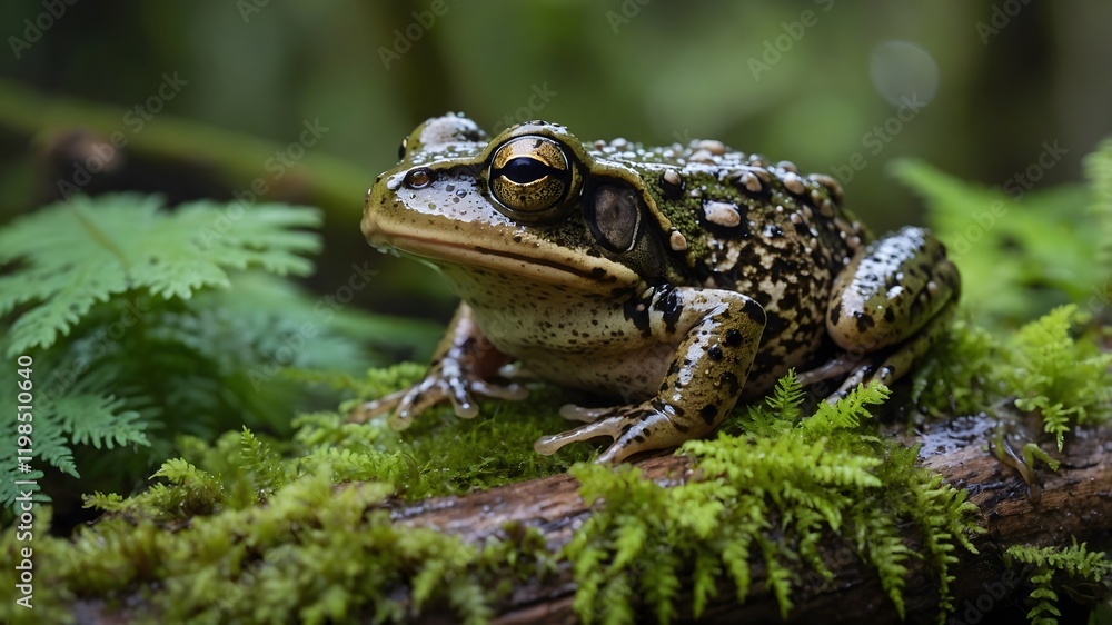 Master of Disguise: The Robust Whistling Frog in Mossy Camouflage Master of Disguise: The Robust Whistling Frog in Mossy Camouflage