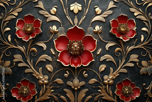Chinese Pattern Background