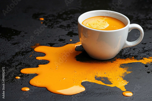 Coffee Cup Spill