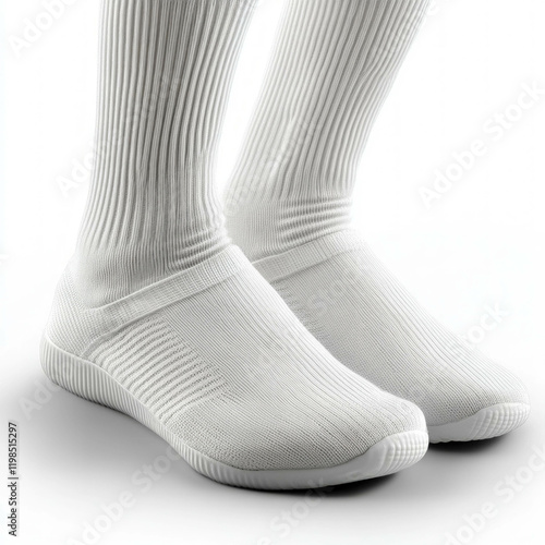 White Socks Isolated