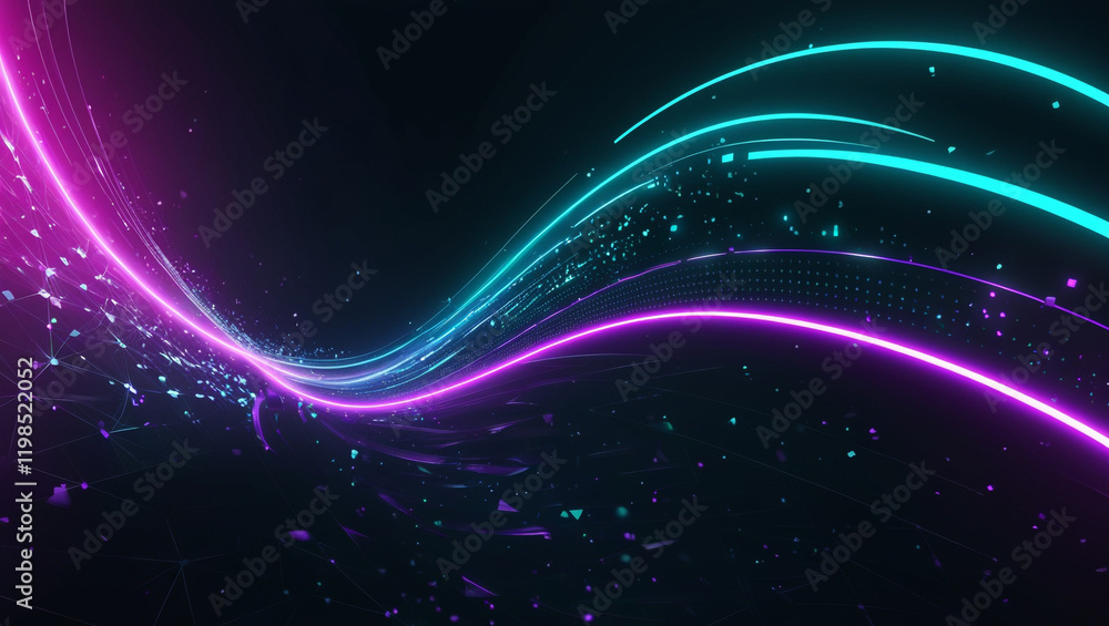 Naklejka premium abstract background with stars