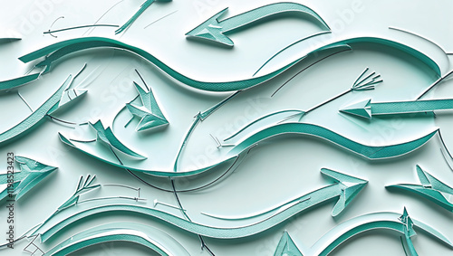 A transparent display of arrows drawn with chalk, arranged dynamically on a creamy peach pastel background, airy and artistic style, 32k, full ultra HD, high resolution  (15).eps