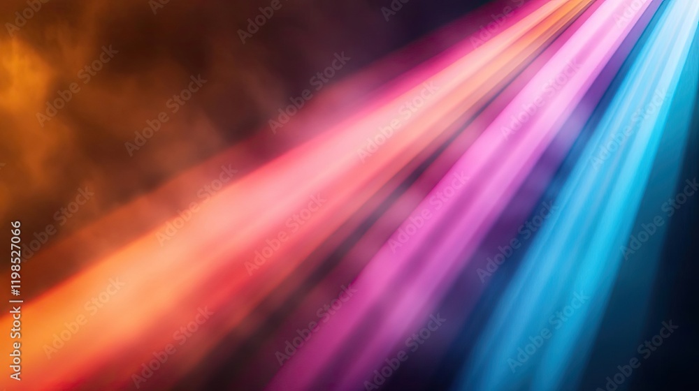 Dust pollution concept. Vibrant light beams create a stunning colorful background for various designs. Dust pollution concept. Vibrant light beams create a stunning colorful background for various designs.