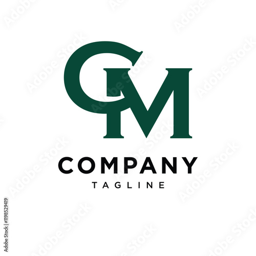Free Download Letter C M Monogram Simple Logo Icon Vector - GFXLoad