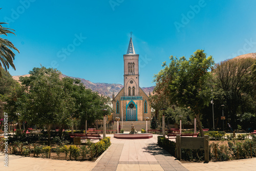 Canvas Print Church of Pisco Elqui