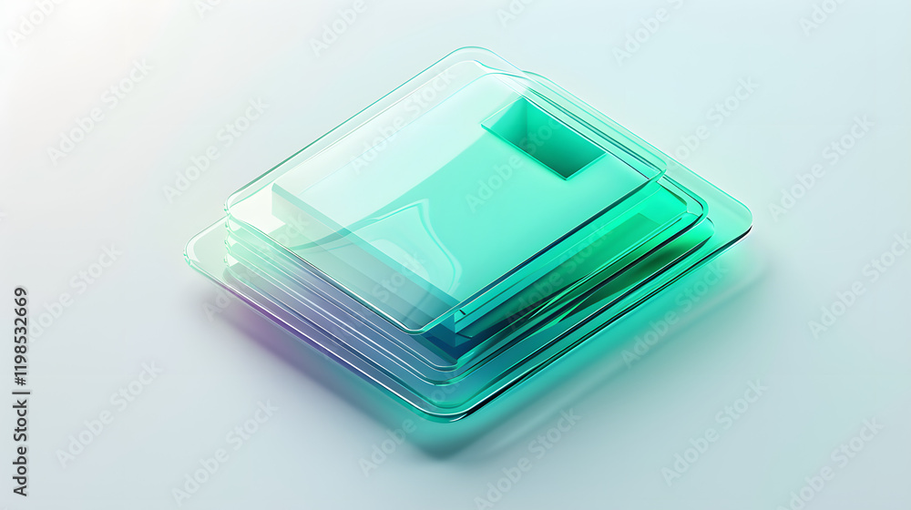 Futuristic Digital Documents on a Neon Green High-Tech Circuit Board Futuristic Digital Documents on a Neon Green High-Tech Circuit Board