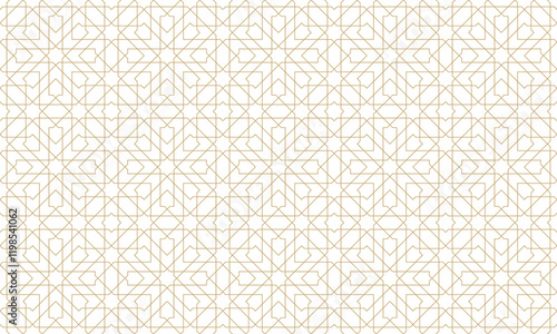 Seamless geometric pattern in authentic arabian style.