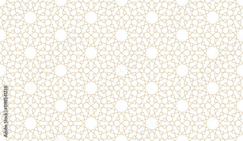 Seamless geometric pattern in authentic arabian style.