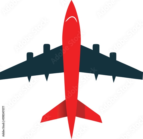 Airplane - vector icon