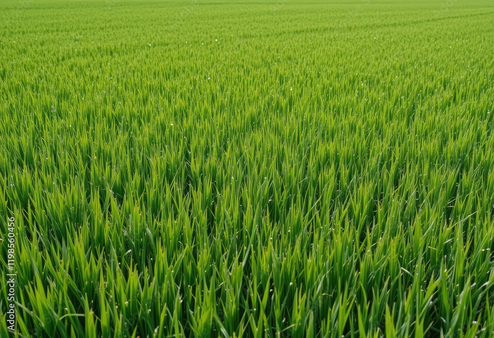 High-angle view of vibrant green grass field High-angle view of vibrant green grass field