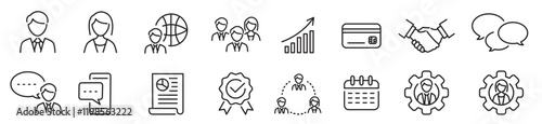 business loyalty icons vector sign