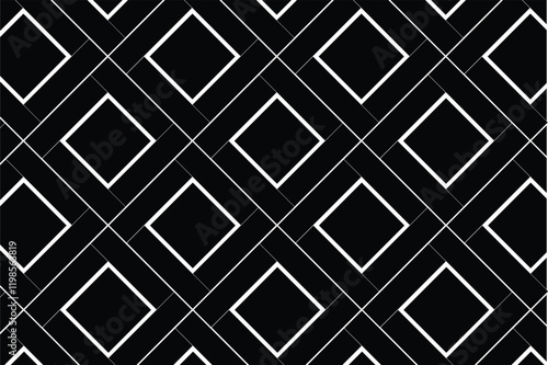 Geometric Black and White Pattern Background