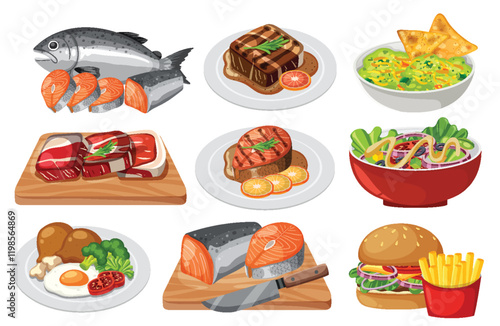 Delicious Variety of Food Dishes