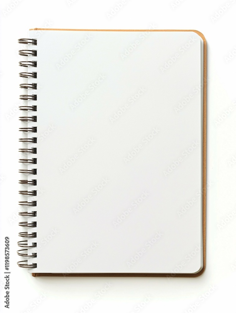 A spiral-bound notebook with a sleek design and blank pages, perfect for writing or sketching, ideal for creatives. A spiral-bound notebook with a sleek design and blank pages, perfect for writing or sketching, ideal for creatives.