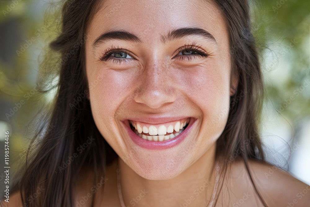 a laughing face with dimples and bright eyes a laughing face with dimples and bright eyes