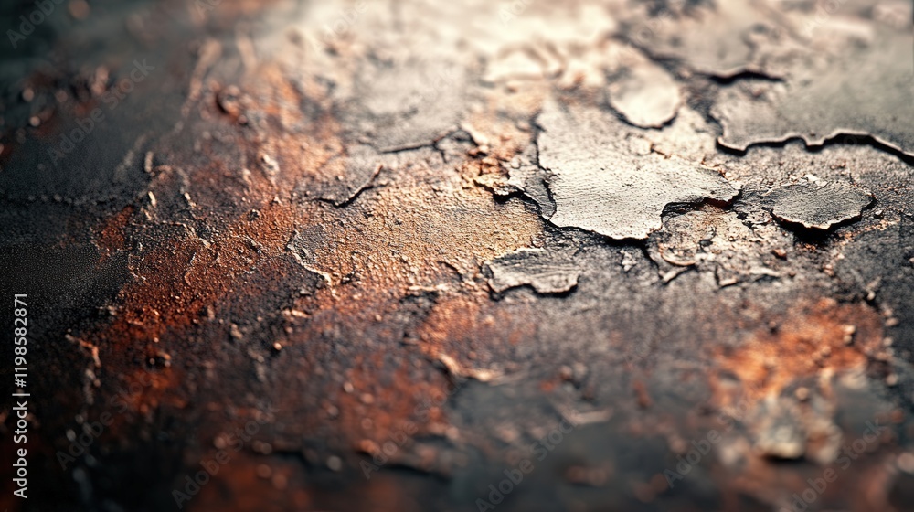 Fototapeta premium surface of a metal, showing its imperfections and grain structure