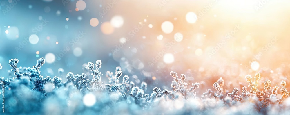 Dust pollution idea. Beautiful abstract image of water droplets on a colorful background with soft bokeh effect. Dust pollution idea. Beautiful abstract image of water droplets on a colorful background with soft bokeh effect.