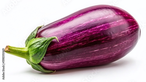 Wallpaper Mural High-Resolution Eggplant Cutout: Vibrant Purple Vegetable, Isolated on White Background, Perfect for Culinary and Design Projects Torontodigital.ca
