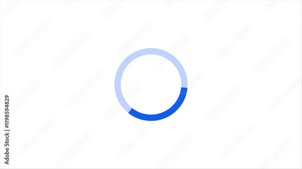 Loading circle blue color Animation. Download Progress, Preloaded Interface Buffering. Circle icon royal blue cyan color icon. downloading icon animation with blue color on white background. Loading circle blue color Animation. Download Progress, Preloaded Interface Buffering. Circle icon royal blue cyan color icon. downloading icon animation with blue color on white background.