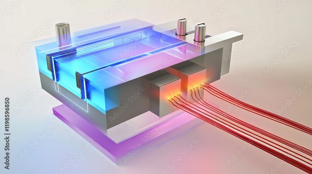 piezoelectric sensor circuit, illustrating how a piezoelectric material generates a voltage when subjected piezoelectric sensor circuit, illustrating how a piezoelectric material generates a voltage when subjected