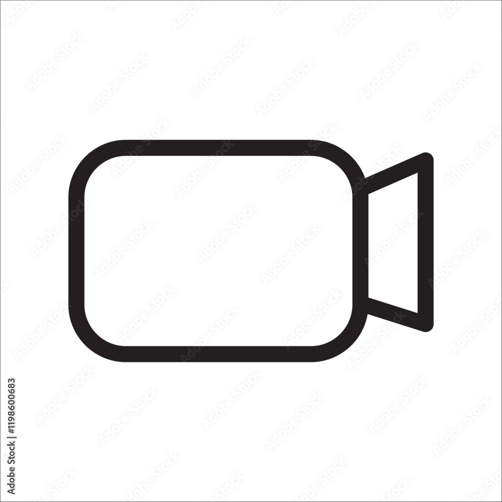 video icon. video recorder icon video icon. video recorder icon