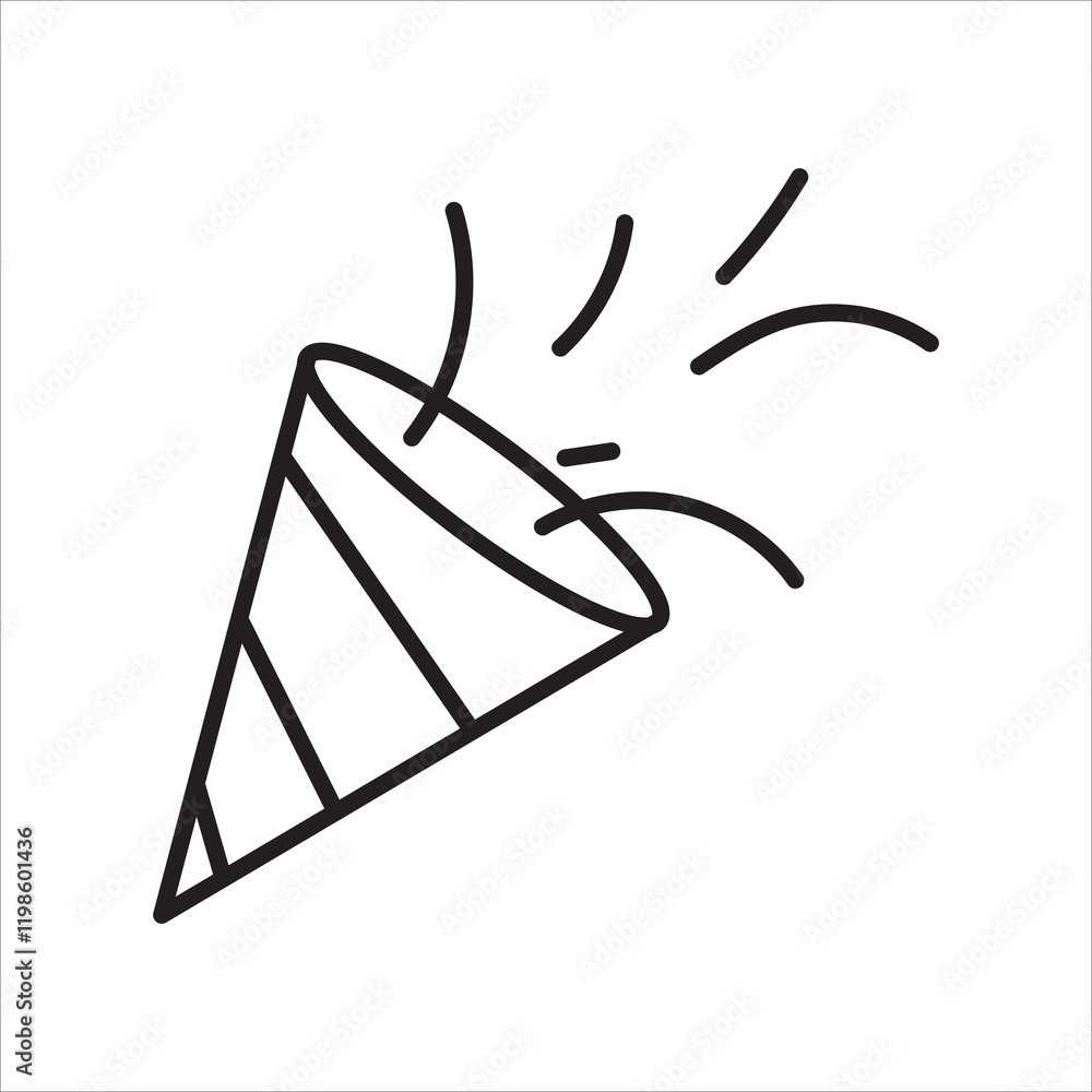 confetti icon. part decoration element confetti icon. part decoration element