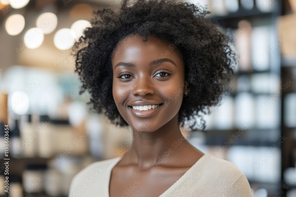 Portrait Beauty Product Shop Manager, Generative AI Portrait Beauty Product Shop Manager, Generative AI