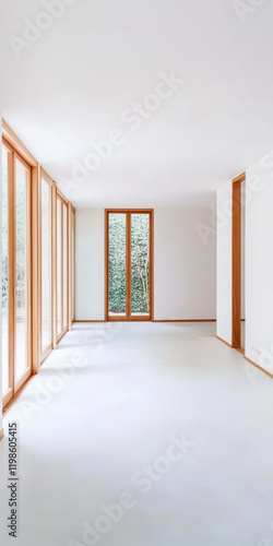 Wallpaper Mural Bright and spacious interior with large windows and minimalistic design in a modern building Torontodigital.ca